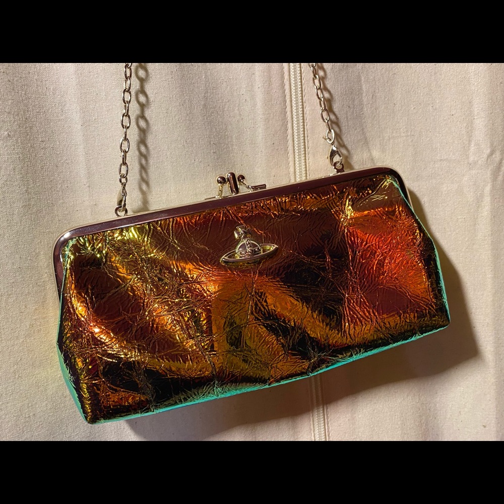 ARCHIVE ORB DOUBLE FRAME PURSE REMOVABLE CHAIN